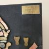 Tom King Metal Relief Wall Art Plaque 1979 12" x 9.5" - 2