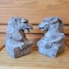 Pair of Cornerstone Dragon Gargoyle Bookends in Gothic Style - 3