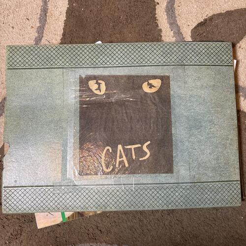 Vintage Cat Scrapbook with Ephemera and Clippings