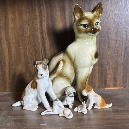 Vintage Ceramic Animal Figurines