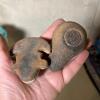 Small Decorative Wood Carvings and Pottery Vessels - 3
