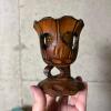 Small Decorative Wood Carvings and Pottery Vessels - 4