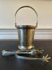 Metal Ice Bucket with Bird Claw Tongs - 3
