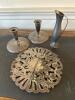 Assorted Silver Plate Candleholders, Bowls, Trinket Tray & Vase - 2