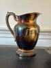 Silverplated Pitcher, Meat Platter & Covered Butter Dish - 3