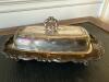 Silverplated Pitcher, Meat Platter & Covered Butter Dish - 8