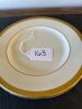 Syracuse China Bracelet Old Ivory Gold Rim Dinner Plate - 7