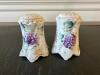Hand-Painted Porcelain Salt and Pepper Shakers, Mustard Pot and Spoon - 6