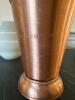 Ceramic Custard Cups, Queen Serve Creamer, Handmade Vessel, Woodford Reserve Copper Julep Cup - 7