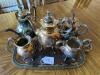 Victorian-Style Silverplate Tea and Coffee Service with Tray - 11