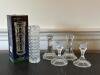 Cristal d'Arques Ancenis Crystal Vase and Crystal Candlestick Holders