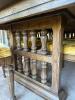 Dining Table and Chairs in Traditional Style with Upholstered Seats - 4