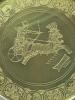 Pair of Engraved Brass Plates With Ancient Egyptian Motifs - 4
