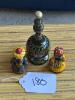 Decorative Hand Painted Folk Art Trinket dolls and Genie bottle - 5