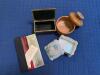 Decorative Trinket Boxes, Porcelain, Wood, Metal, and Italian Comb Case - 2