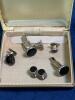 Cufflinks and Tuxedo Stud Sets With Cunard Lapel Pin - 2