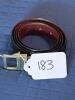 Yves Saint Laurent Black Leather Belt with Square Buckle - 8