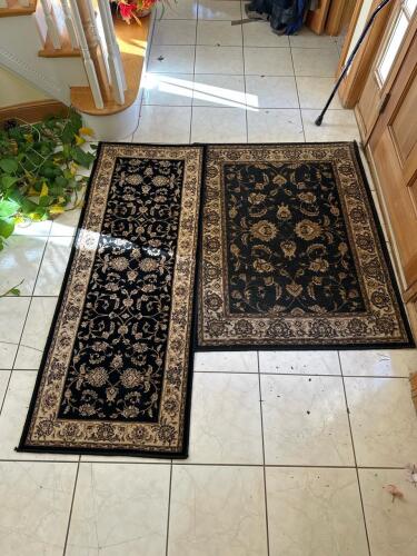 Amelia Black Oriental-Style Rugs by Central Oriental