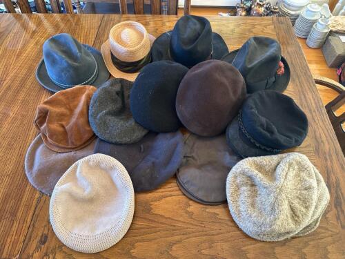 Men's Hats in Classic and Vintage Styles, Wool, Straw and Knit
