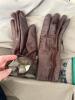 Multiple Coats, Black, Two Blue, and a Tan Trench Coat with accesories - 10
