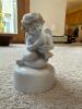 Ceramic Decor Items: Hanging Bird Feeder, Decorative Vase, Angel Figurine, Bowl - 8