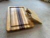 Wooden Cutting Board and Bread Slicer Stand