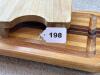 Wooden Cutting Board and Bread Slicer Stand - 11