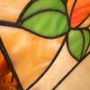 Stained Glass Floral-Pattern Hanging Pendant Lamp - 8