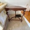 Ornate Carved Wood Console Table - 5