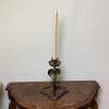 Brass Cobra-Form Candlestick