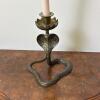 Brass Cobra-Form Candlestick - 2