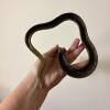 Brass Cobra-Form Candlestick - 6