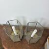 Pair of Hexagonal Candle Lanterns - 2