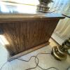 Pair of Square Wooden Cabinets With Double Doors - 7