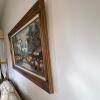 56.75" x 32.5" Framed Market Scene Oil Painting, Signed - 3
