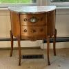 French-Style Two-Drawer Chest with Stone Top &mdash; Repair Needed