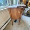 French-Style Two-Drawer Chest with Stone Top &mdash; Repair Needed - 6