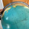 Floor Globe on Wooden Rolling Stand - 3