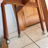Floor Globe on Wooden Rolling Stand - 5