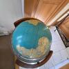 Floor Globe on Wooden Rolling Stand - 6