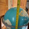 Floor Globe on Wooden Rolling Stand - 8