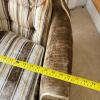 High-Back Upholstered Armchair with Accent Pillow - 12