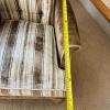 High-Back Upholstered Armchair with Accent Pillow - 13