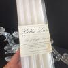 Clear Glass Candelabras with Bella Lux Taper Candles - 3