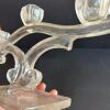 Clear Glass Candelabras with Bella Lux Taper Candles - 4