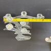Clear Glass Candelabras with Bella Lux Taper Candles - 5