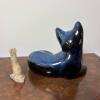 Ceramic and Stone Cat Figurines - 2
