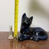 Ceramic and Stone Cat Figurines - 8