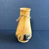 Signed J.W. Campbell Wood Vase with Natural Accents