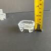 Sixteen Individual Clear Glass Salt Cellars - 7